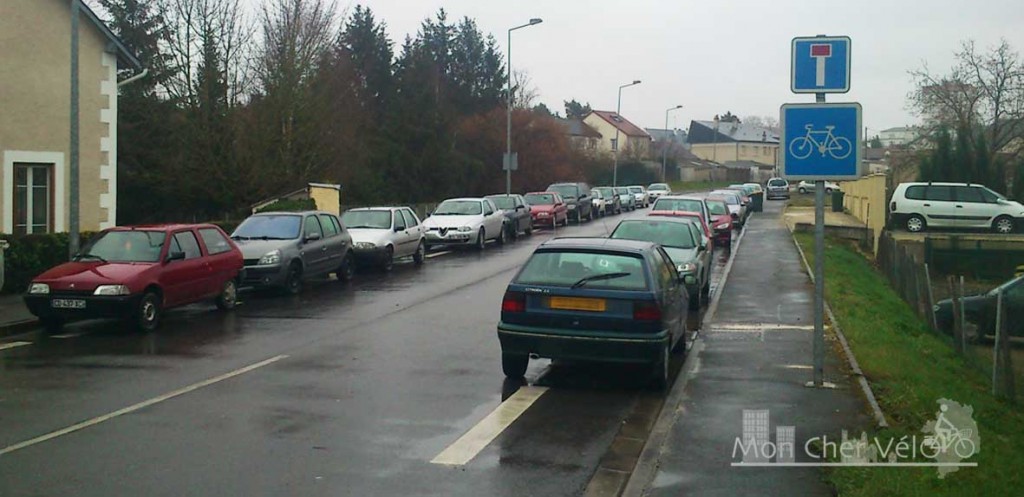 Stationnement sauvage à Bourges