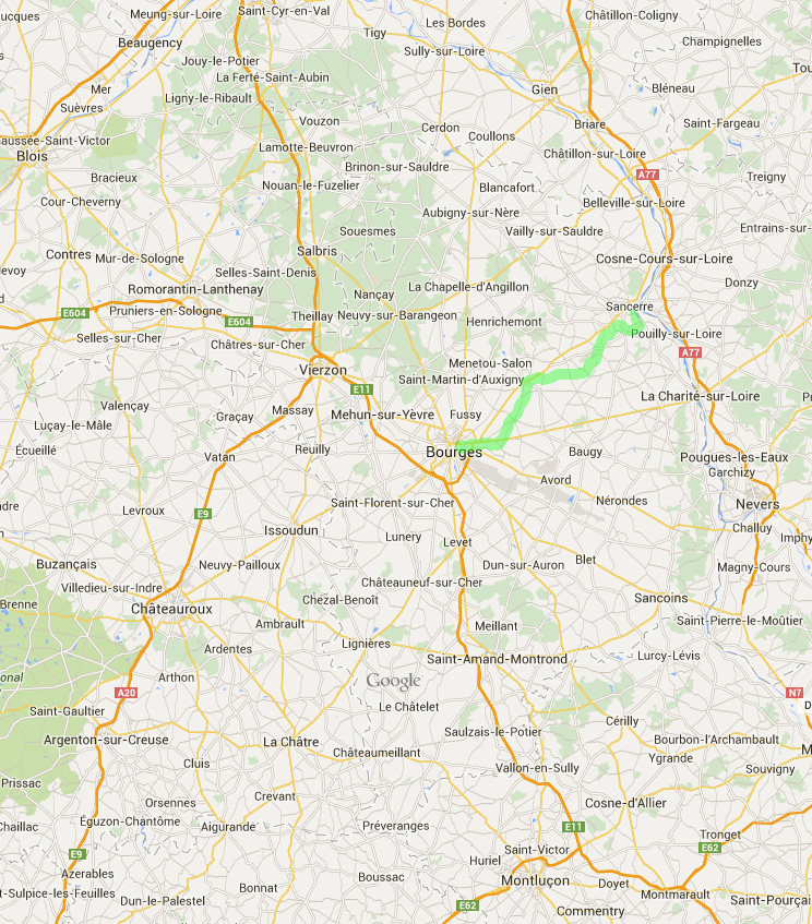 Véloroute Bourges - Sancerre