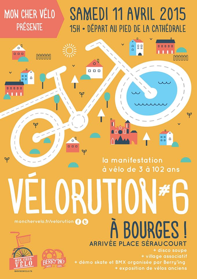 Vélorution#6 à Bourges