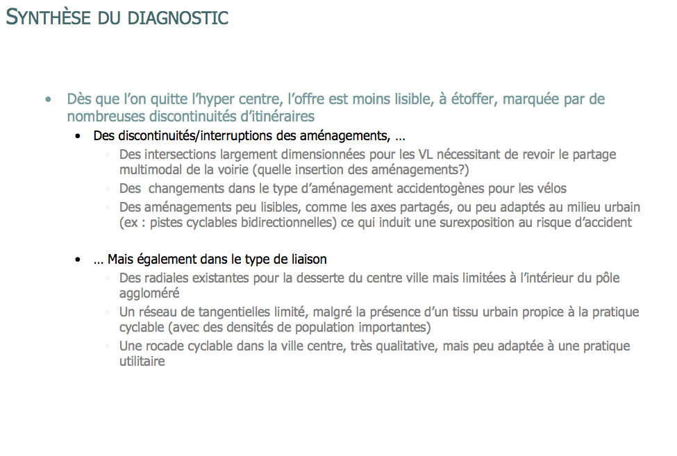 Plan vélo intercommunal Bourges bidirectionnelles