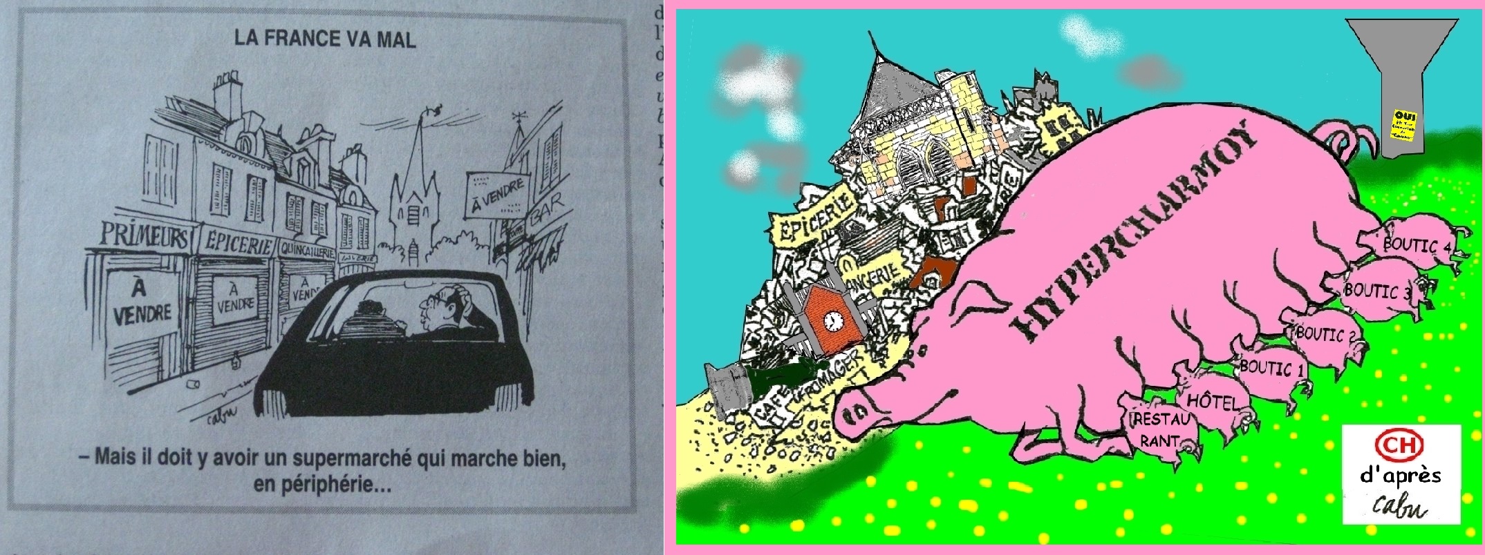 Commerce dessin humour