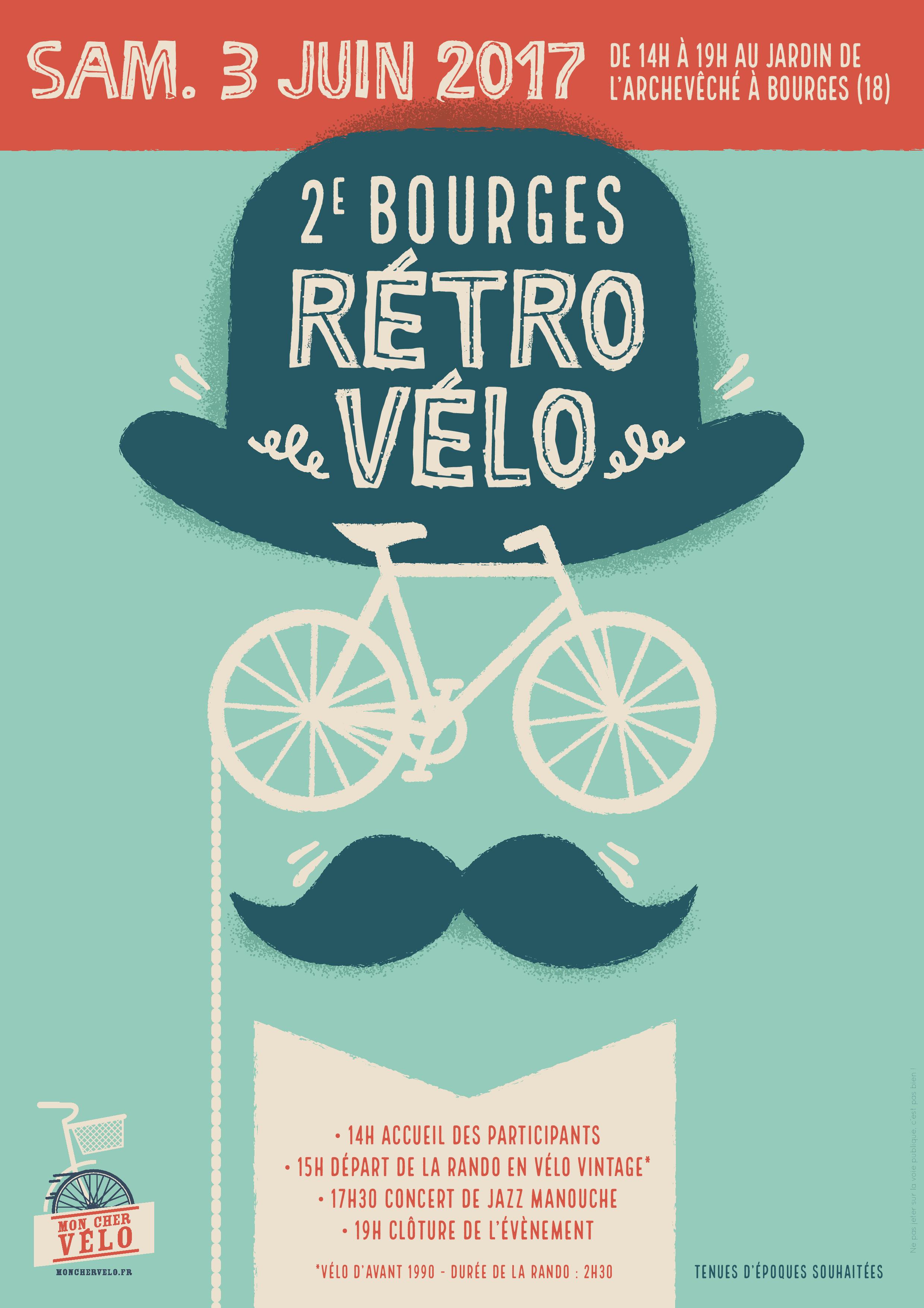 Bourges rétro vélo 2 - affiche 1
